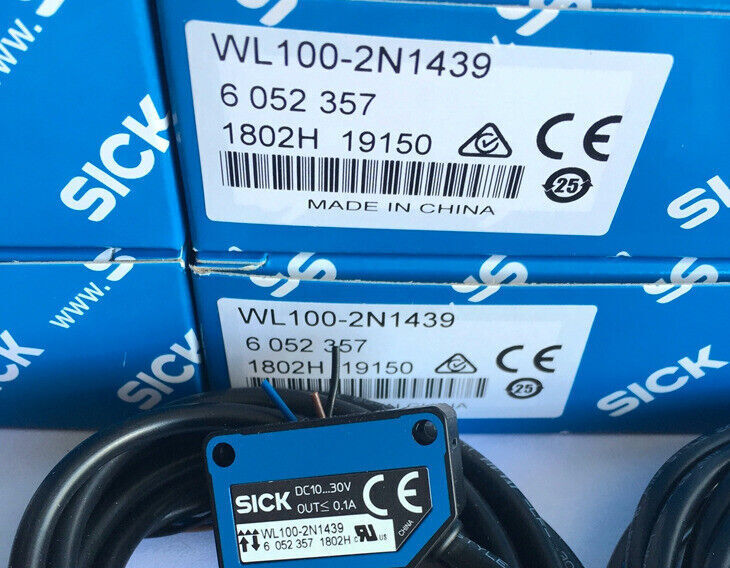 1PC New SICK WL100-2N1439 Photoelectric Switch Free Shipping WL1002N1439 DHL / UPS / FedEx