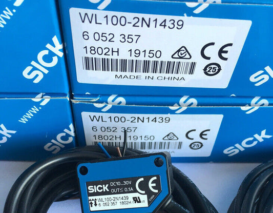1PC New SICK WL100-2N1439 Photoelectric Switch Free Shipping WL1002N1439 DHL / UPS / FedEx