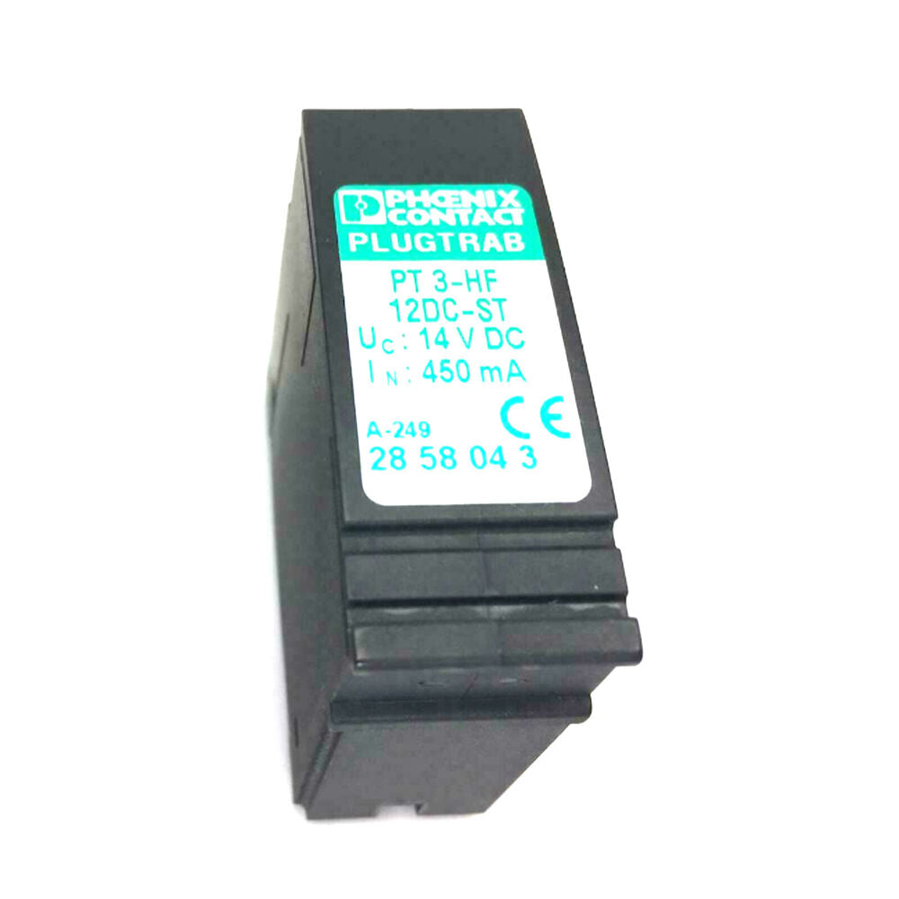 New In Box PHOENIX CONTACT PT3-HF-12DC-ST 2858043 Surge Protection Plug DHL / UPS / FedEx