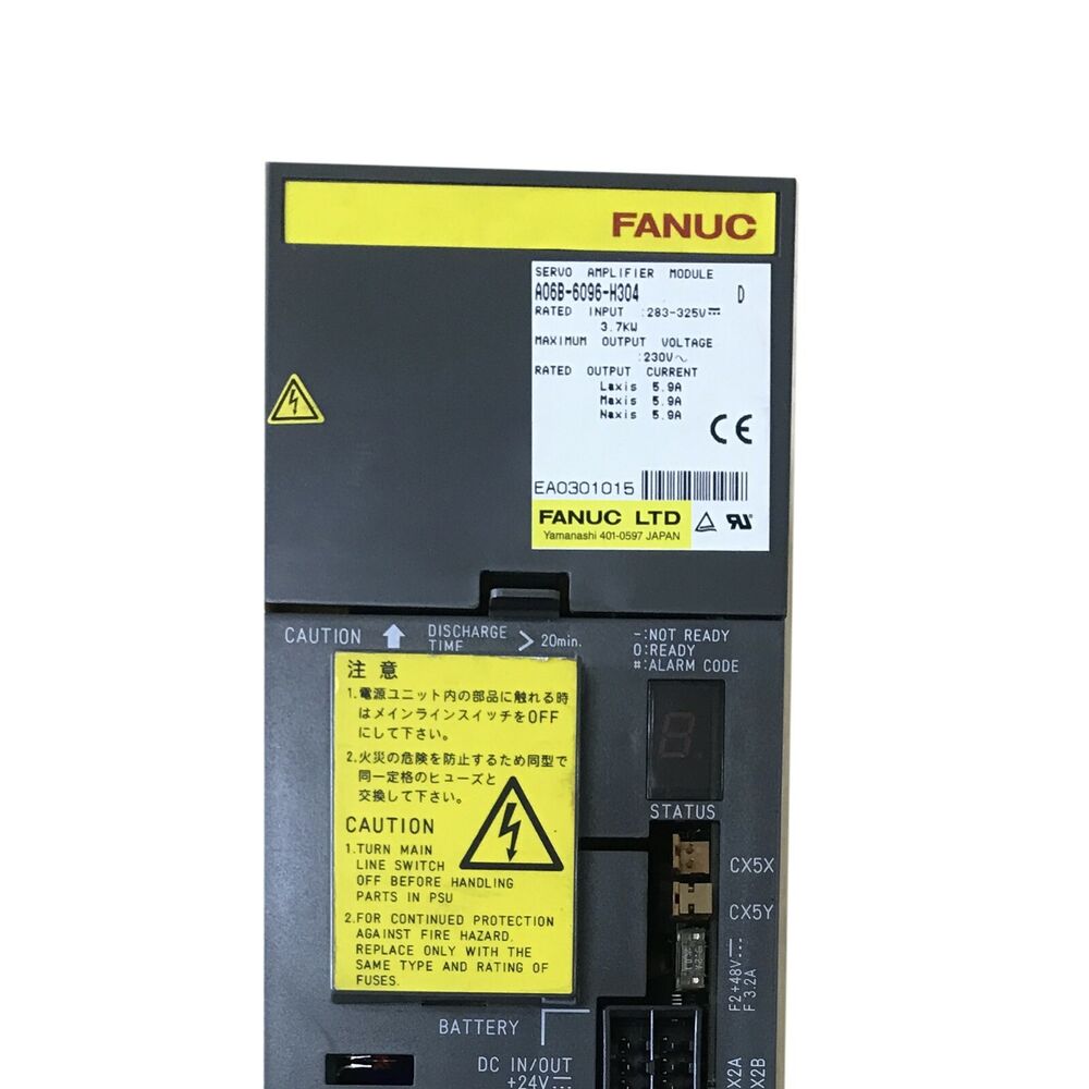 NEW FANUC SERVO AMPLIFIER A06B-6096-H304 A06B6096H304 FREE EXPEDITED SHIPPING DHL / UPS / FedEx