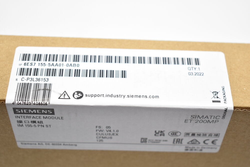 Brand New Siemens 6ES7155-5AA01-0AB0 PLC Module 6ES7 155-5AA01-0AB0 In Box