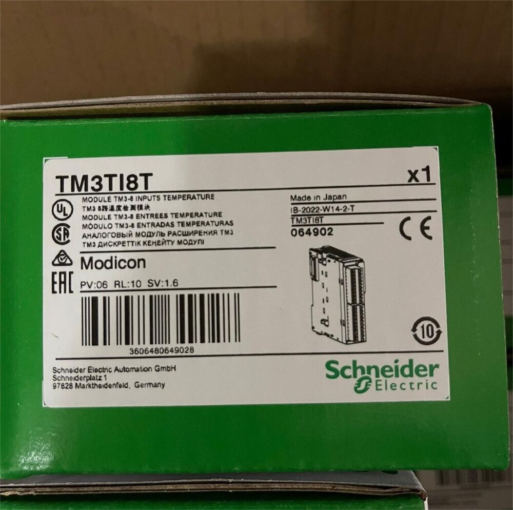 1PC New Schneider TM3TI8T Sealed PLC Analog Input Module Expedited Shipping DHL / UPS / FedEX