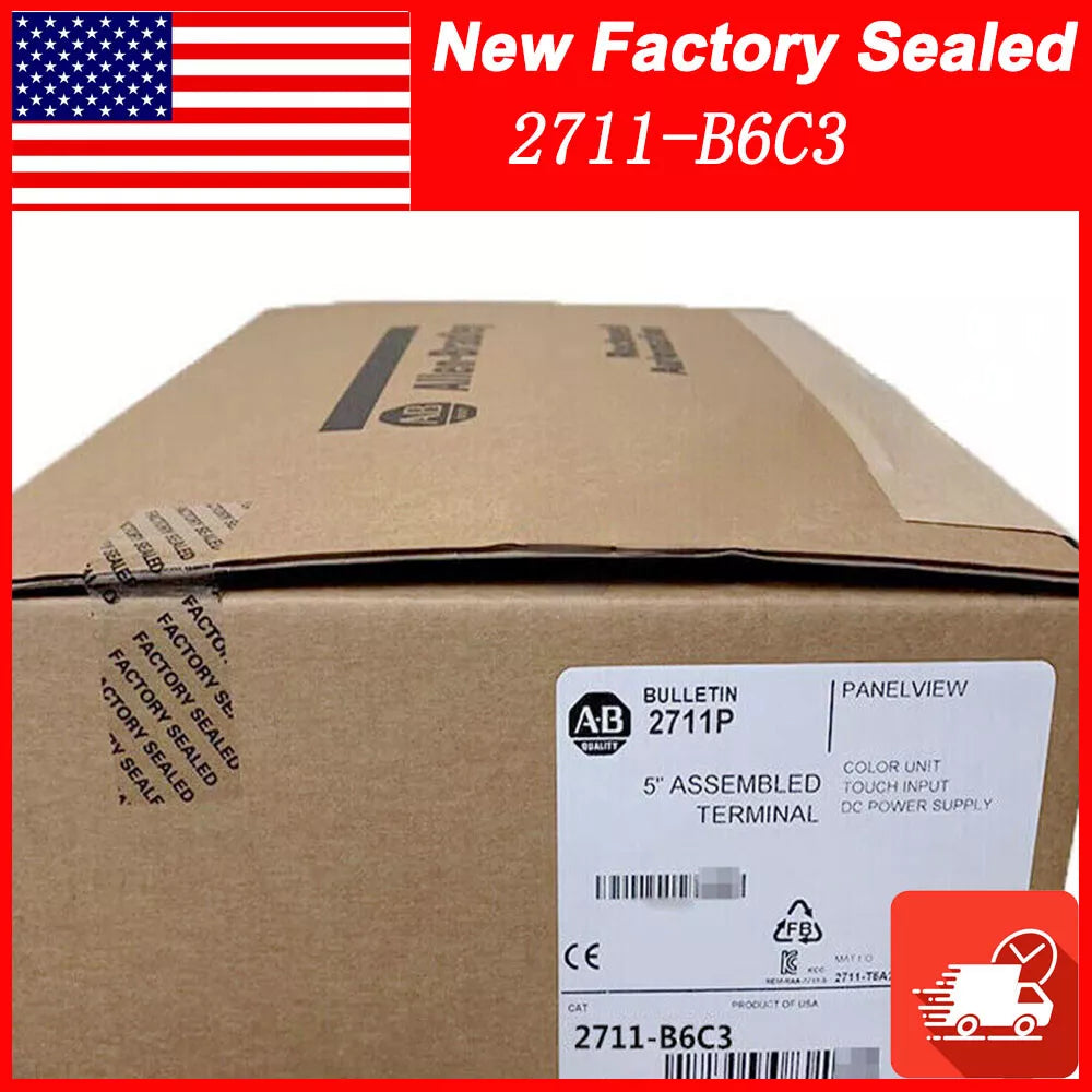 New with Unopened box 2711-B6C3 AB PanelView Standard Terminal Free Shipping DHL / UPS / FedEx
