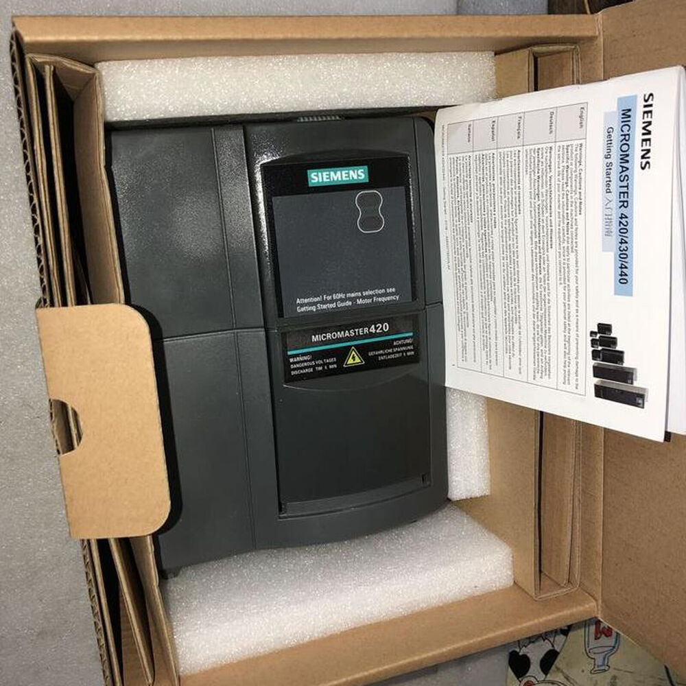 New Siemens 6SE6 440-2UC21-1BA1 6SE6440-2UC21-1BA1 MICROMASTER440 without filter