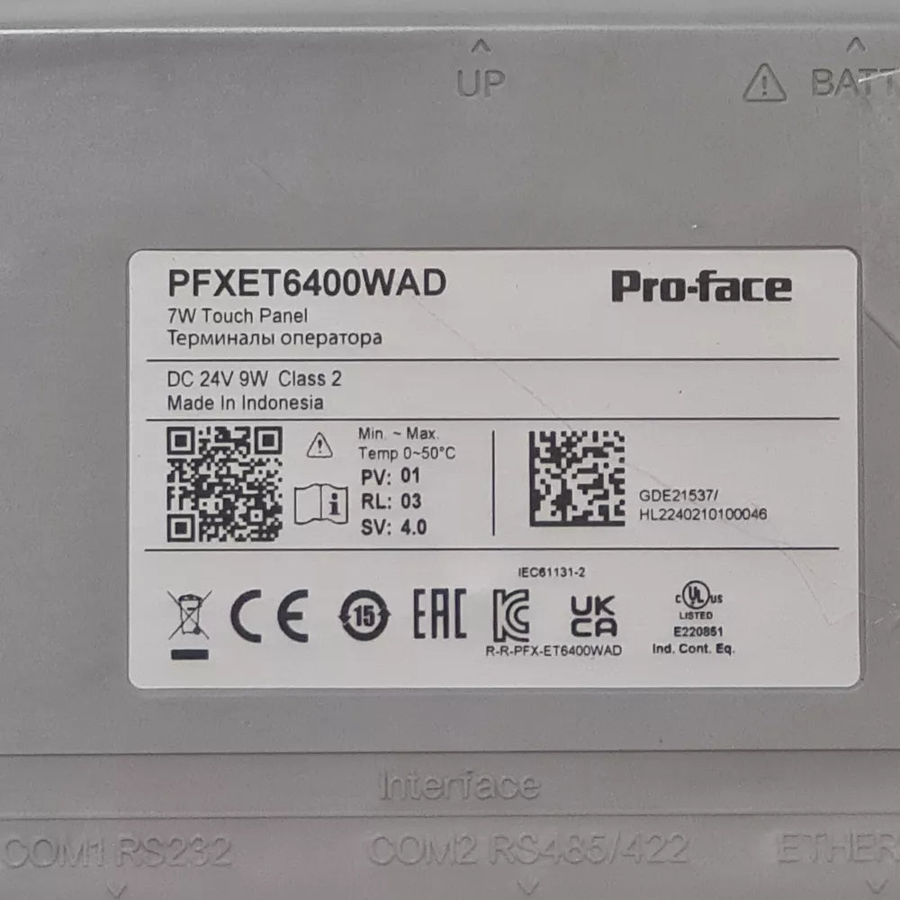 1PC New Pro-face PFXET6400WAD Touch Screen In Box Expedited Shipping DHL / UPS / FedEx
