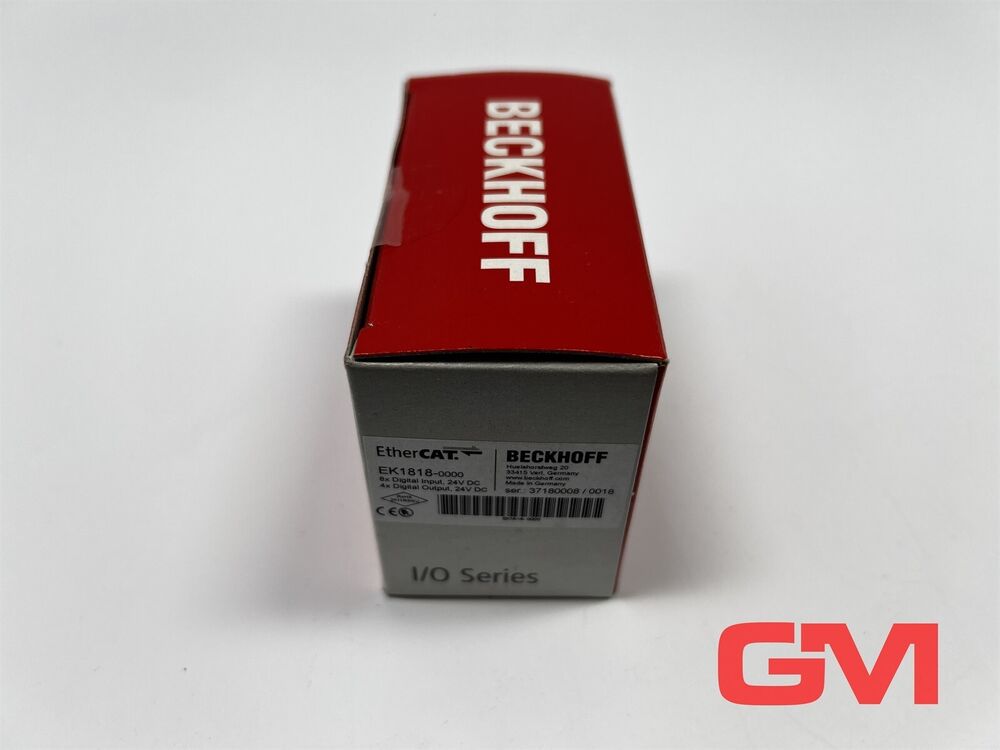 Beckhoff Ethercat-Koppler EK1818 Ethercat Coupler EK1818-0000 8DI 4DO 24VDC
