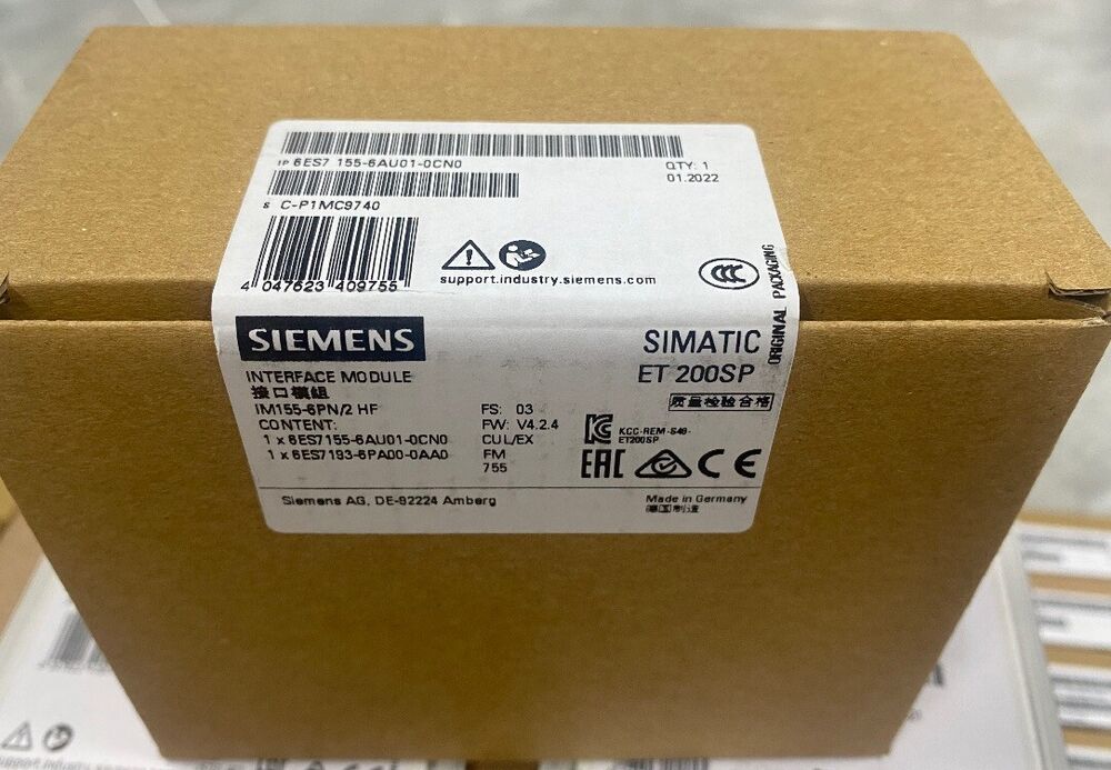 Siemens New in Box 6ES7155-6AU01-0CN0 SIMATIC ET 200SP 6ES7 155-6AU01-0CN0 Fedex / DHL