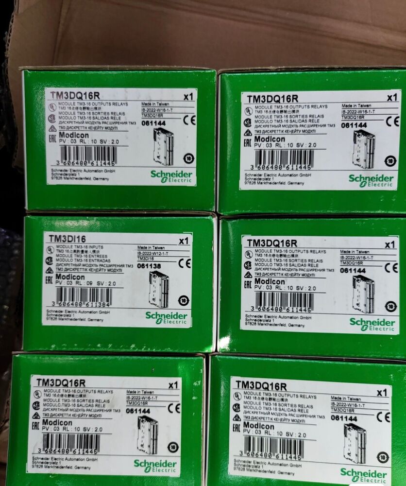 1PC New Schneider TM3DQ16R Output Module Expedited Shipping DHL / UPS / FedEX