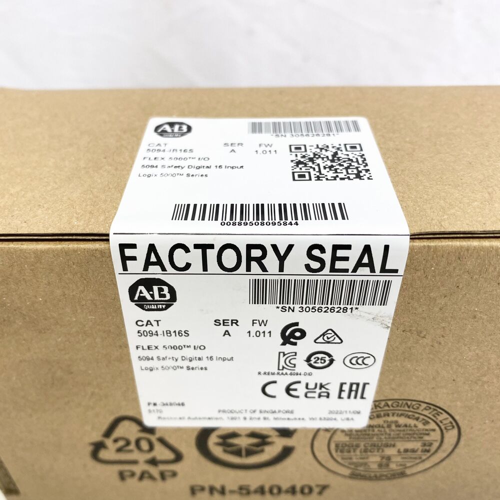New Sealed Allen Bradley 5094-IB16S Safety Output Module Processor Controller US DHL / UPS / FedEx