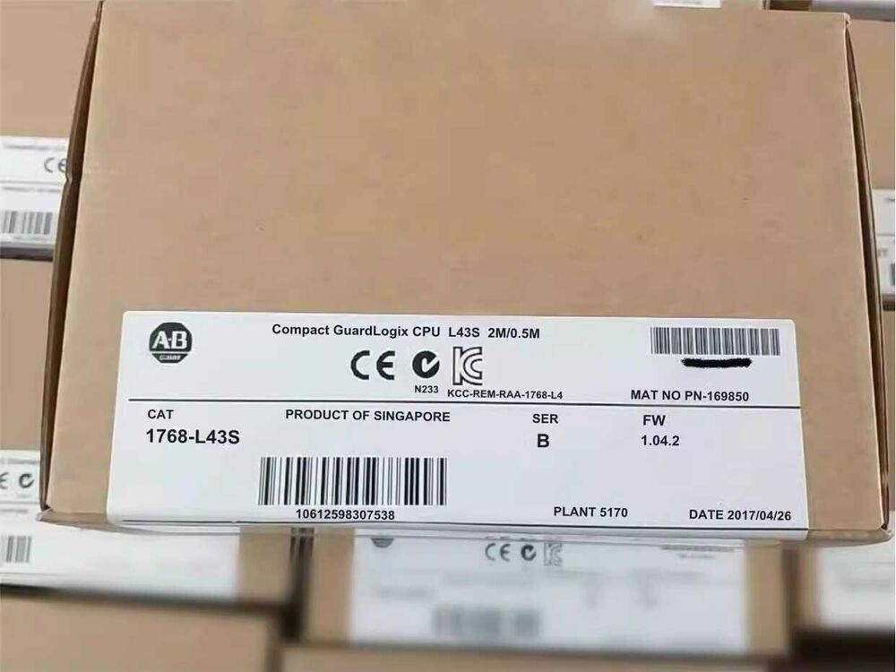 1 PCS New Factory Sealed AB 1768-L43S Compact I/O 16Pt PLC Input Module 1768L43S DHL / UPS / FedEx