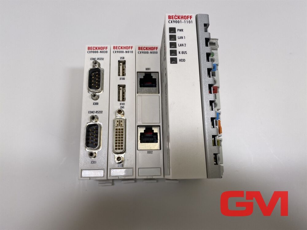 Beckhoff Control Unit CX9001-1101 Module Set CX9000-N000 CX9000-N010 CX9000-N030