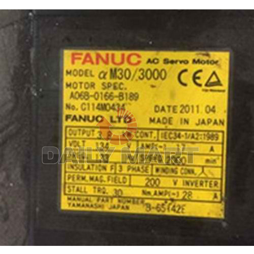 Used FANUC A06B-0166-B189