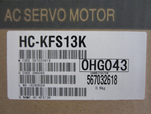 MITSUBISHI HC-KFS13K AC Servo Motor HCKFS13K New In Box Expedited Shipping DHL / UPS / FedEX