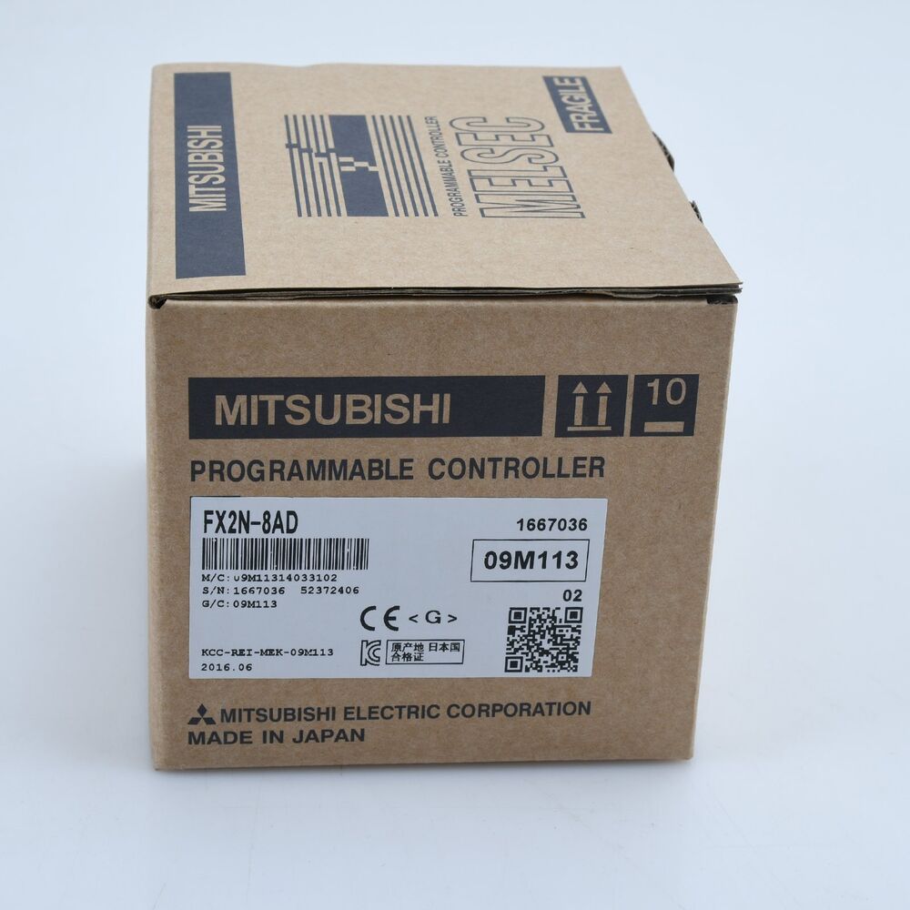 1PC Mitsubishi PLC FX2N-8AD New In Box FX2N8AD Expedited Shipping DHL / UPS / FedEX