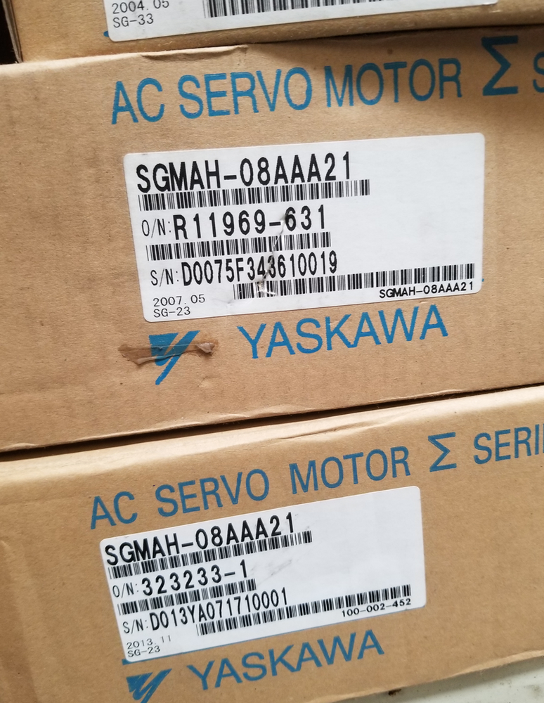 1PC New Yaskawa SGMAH-08AAA21 Servo Motor Expedited Shipping SGMAH08AAA21