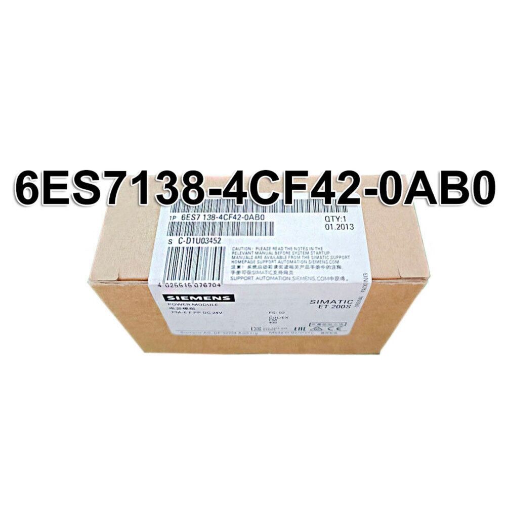 New Siemens Power Module PM-E for ET200S 6ES7138-4CF42-0AB0 6ES7 138-4CF42-0AB0