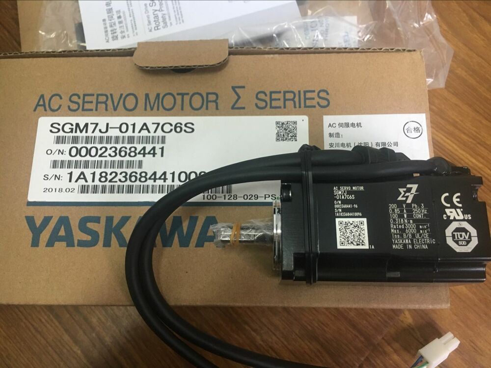 1PC New Yaskawa SGM7J-01A7C6S Servo Motor Expedited Shipping SGM7J01A7C6S
