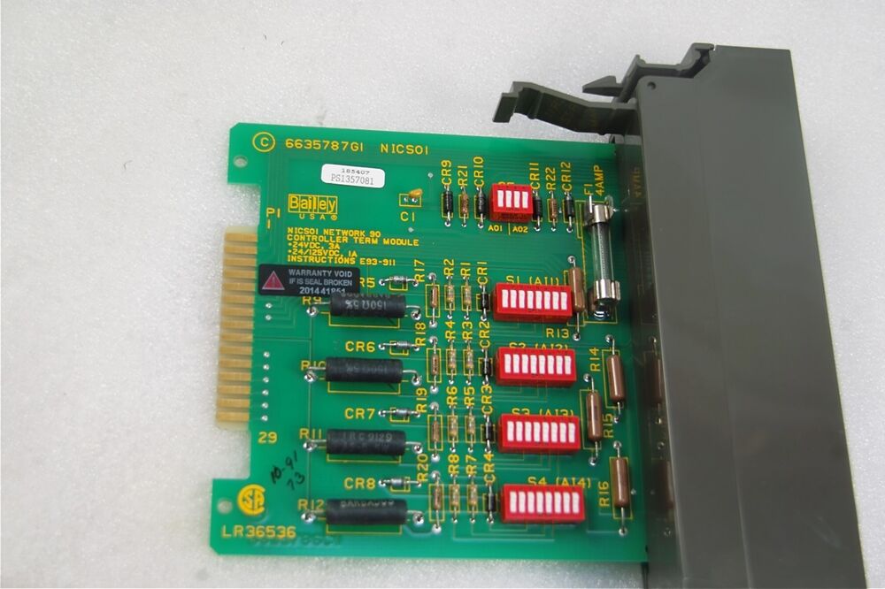 BAILEY CONTROLS INFI 90 NICS01 NETWORK 90 CONTROLLER TERM BOARD FREE SHIP