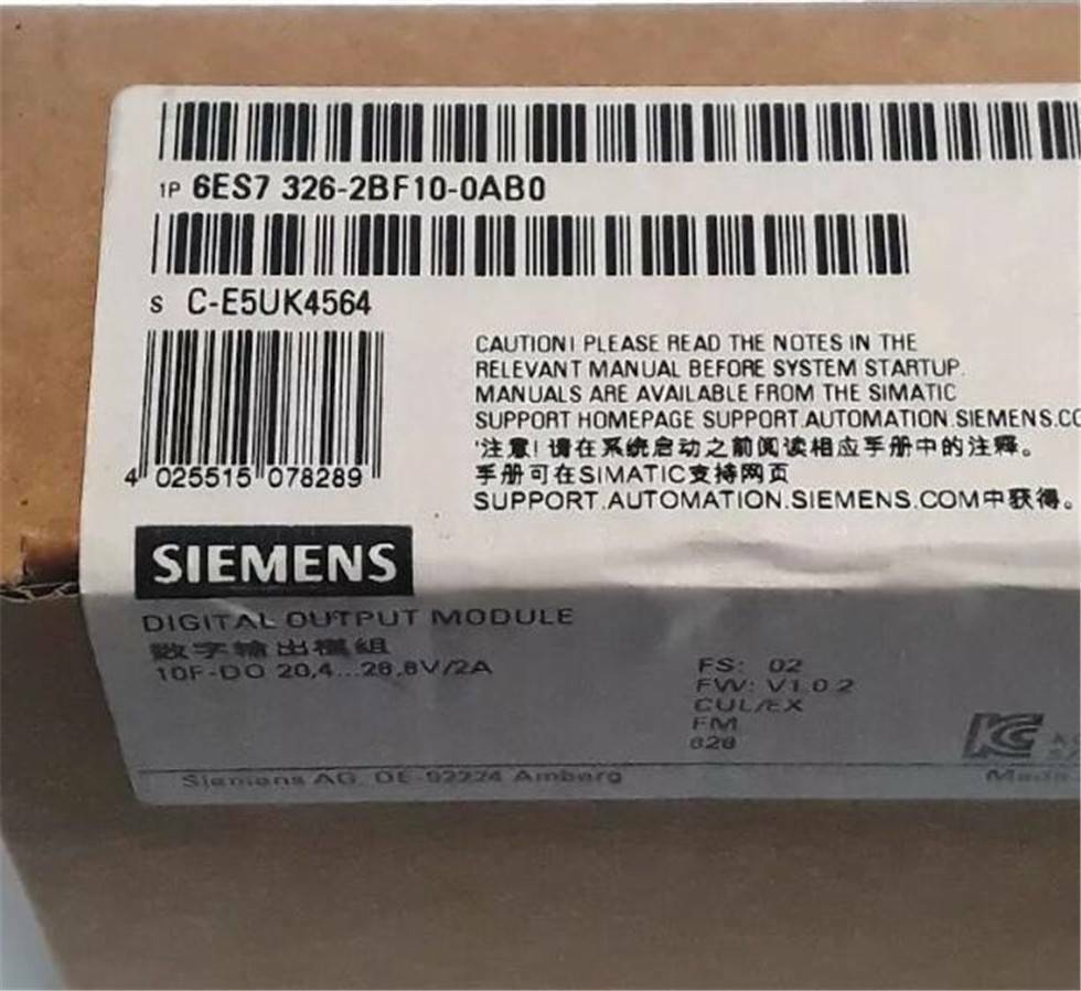 6ES7326-2BF10-0AB0 New In Box Original SIEMENS 6ES7 326-2BF10-0AB0