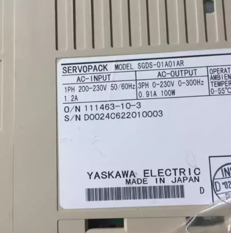 1PC New Yaskawa SGDS-01A01AR Servo Driver Expedited Shipping