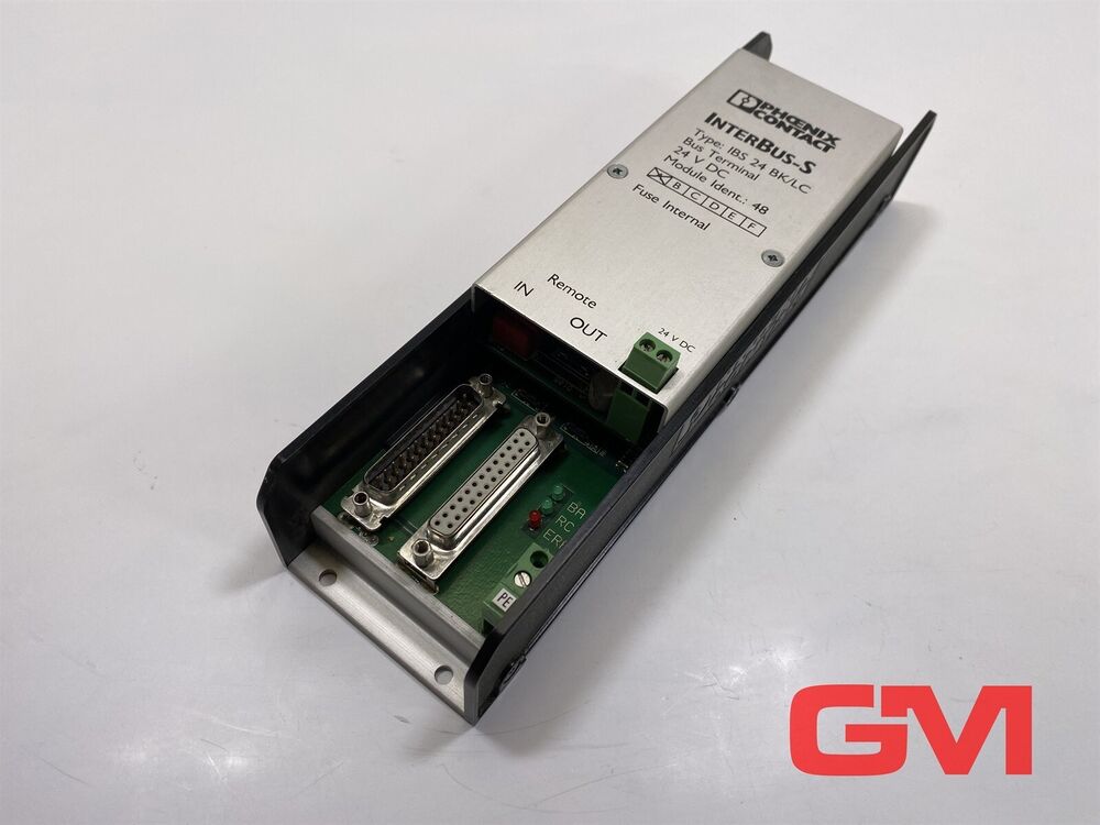Phoenix Contact Busklemmenmodul Ibs 24 BK/LC Bus Terminal INTERBUS-S 24V Dc
