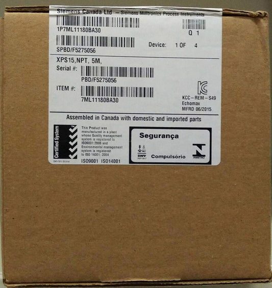 NEW Siemens 7ML1118-0BA30 Echomax XPS-15 Transducer DHL / UPS / FedEx