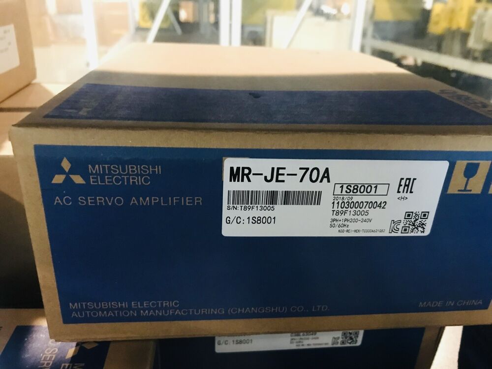 Mitsubishi Electric Servo Drive MR-JE-70A 1 Year Warranty Fast Shipping UPS / DHL / Fedex