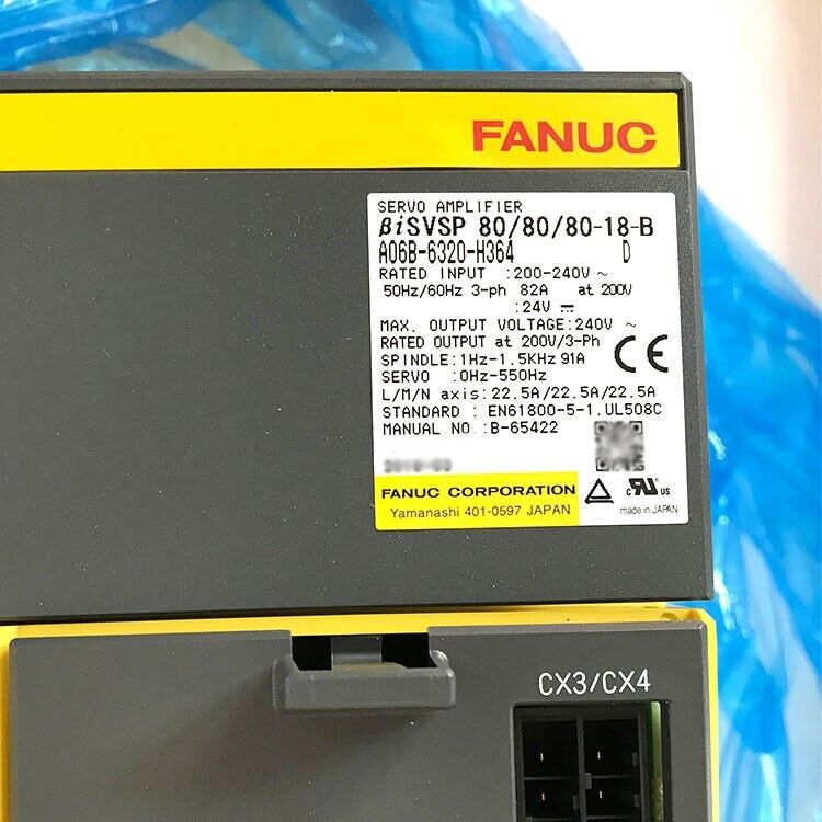 1PC NEW A06B-6320-H364 SERVO AMPLIFIER A06B6320H364 EXPEDITED SHIP DHL / UPS / FedEx