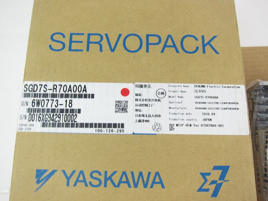 1PC New Yaskawa SGD7S-R70A00A Servo Driver Expedited Shipping