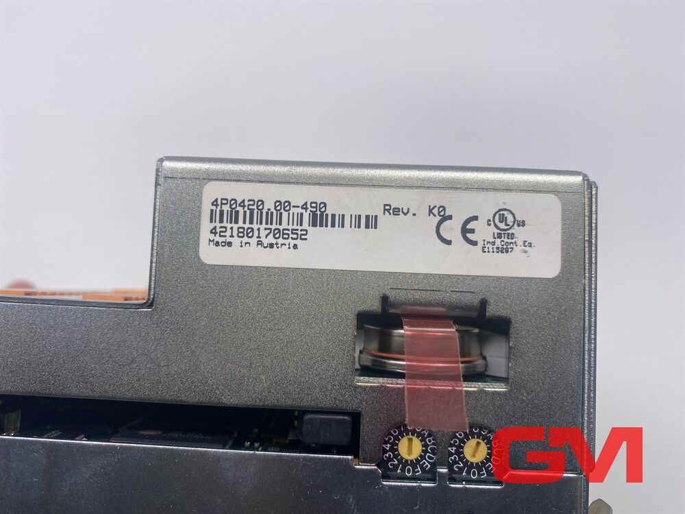 B&R Operator Panel 4P0420.00-490 Power Panel Revision K0 PP21 Module Unit