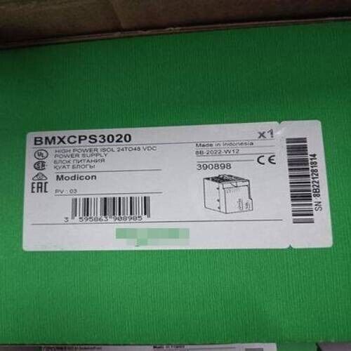 1PC New Schneider BMXCPS3020 PLC Standard Isolated DC Power Supply DHL / UPS / FedEX