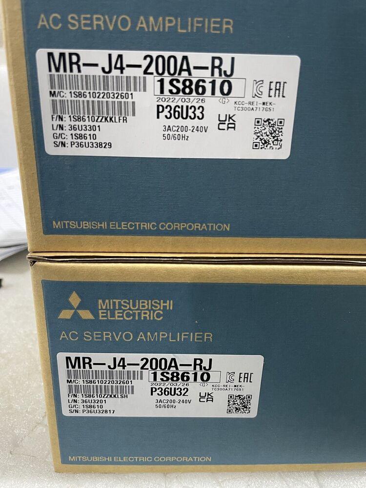 Mitsubishi Electric Servo Drive MR-J4-200A-RJ In stock Fast Shipping UPS / DHL / Fedex