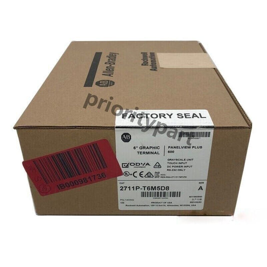 Factory Sealed Allen-Bradley 2711P-T6M5D8 /A PANELVIEW PLUS 600 Free Shipping DHL / UPS / FedEx