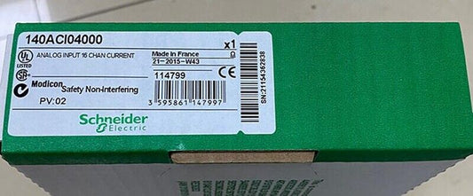 1PC New Schneider 140ACI04000 Modicon Analog Input Expedited Shipping DHL / UPS / FedEX
