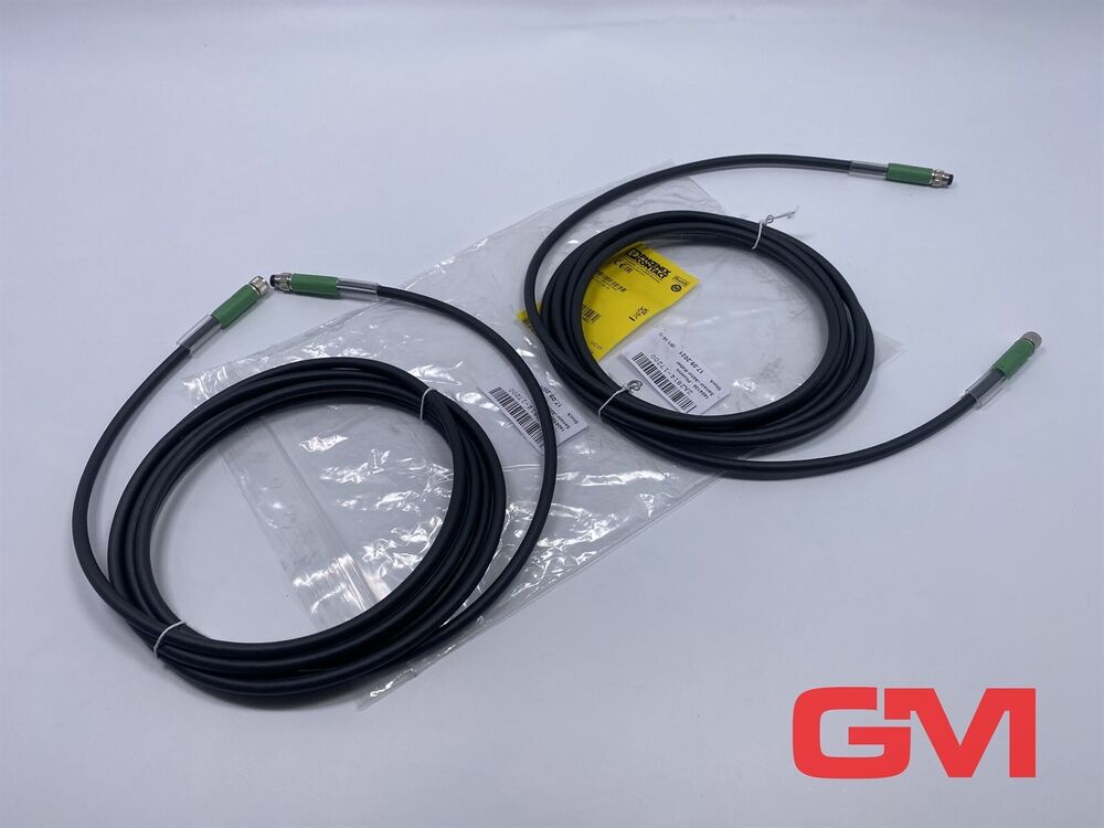 Ve 2x Phoenix Connection Cable SAC-8P-M 8MS/3,0 -pur / M 8FS Sh Cable 1404136