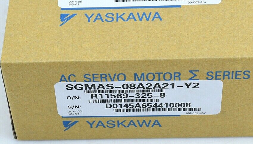 New In Box YASKAWA SGMAS-08A2A21-Y2 SGMAS08A2A21Y2 Servo Motor DHL / UPS / FedEx