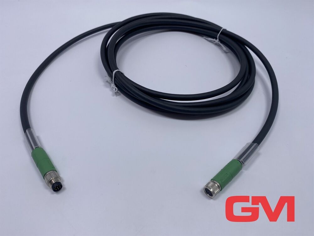 Ve 2x Phoenix Connection Cable SAC-8P-M 8MS/3,0 -pur / M 8FS Sh Cable 1404136