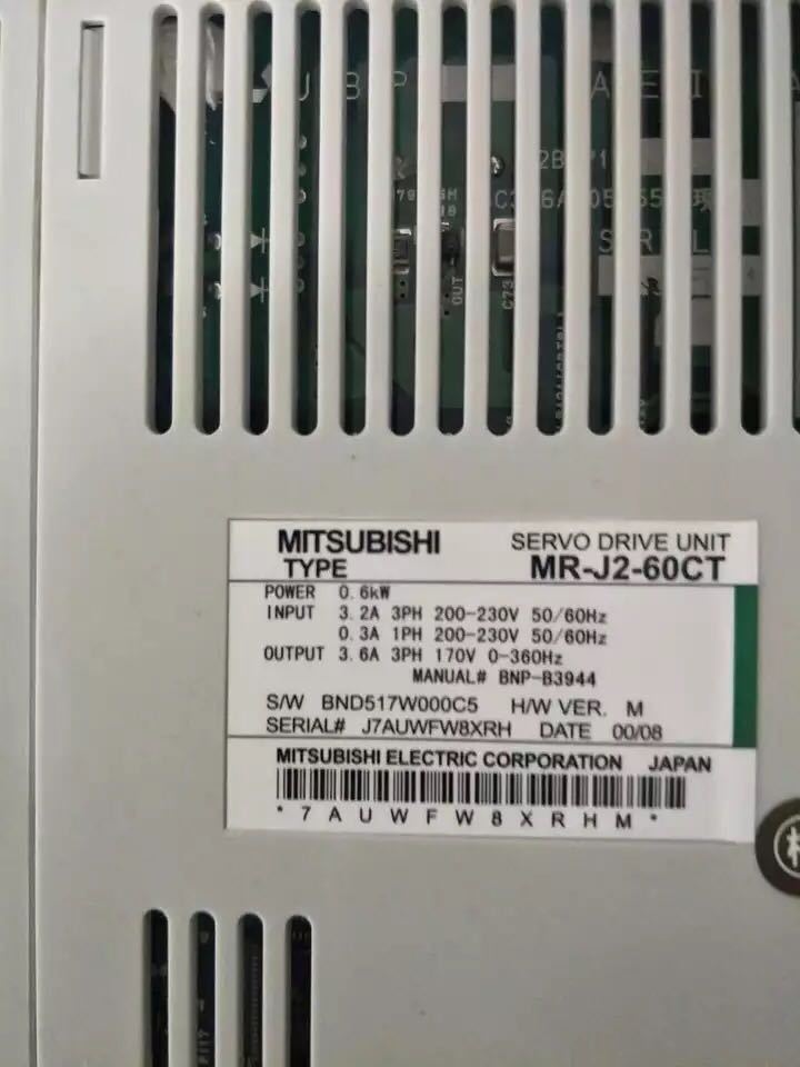 1PC MITSUBISHI AC SERVO DRIVER MR-J2-60CT MRJ260CT NEW FREE EXPEDITED SHIPPING DHL / UPS / FedEx