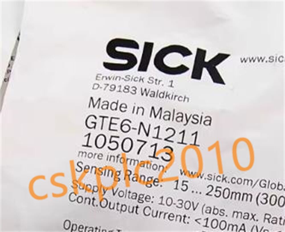 1 PCS NEW IN BOX SICK Photoelectric sensor 1050713 GTE6-N1211