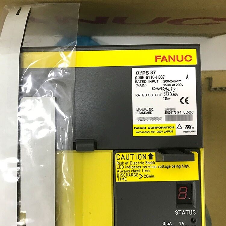 FANUC A06B-6110-H037 SERVO AMPLIFIER A06B6110H037 New In Box Expendited ShippingDHL / UPS / FedEx