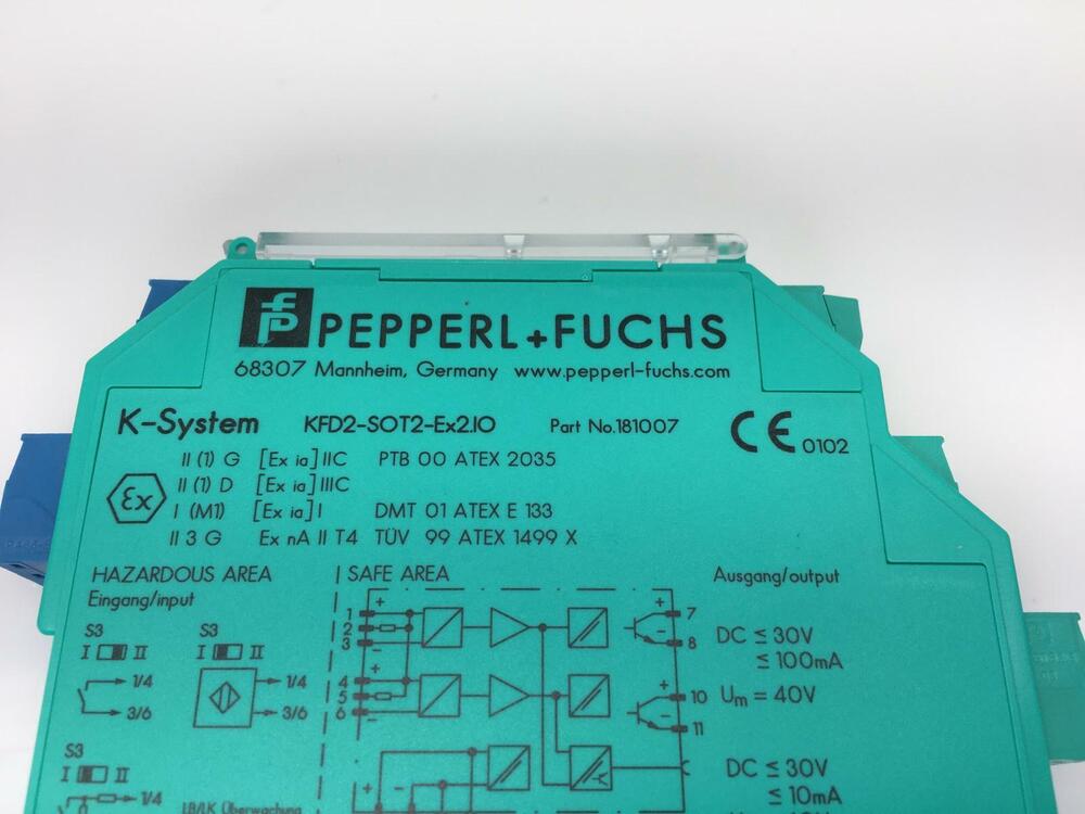 Pepperl+fuchs Switching Amplifiers KFD2-SOT2-Ex2.IO Switching Amplifier 181007