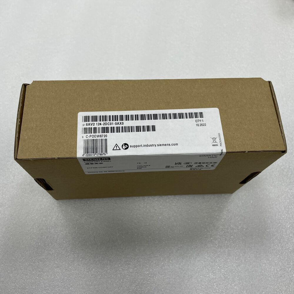 New Siemens 6AV2124-2DC01-0AX0 6AV2 124-2DC01-0AX0 SIMATIC KTP400 Comfort Panel
