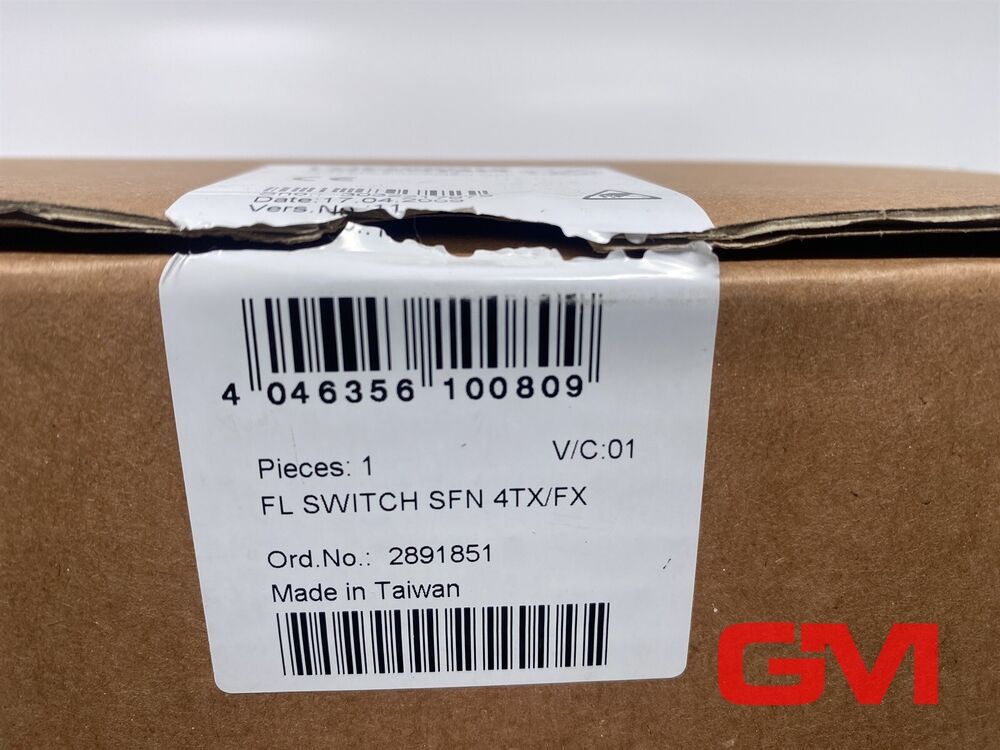 Phoenix Contact Industrial Ethernet Switch Fl Switch Sfn 4tx/Fx 2891851 Hw : 11