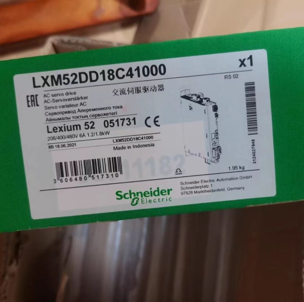 1PC New Schneider LXM52DD18C41000 AC Servo Drive PLC Module Expedited Shipping DHL / UPS / FedEX