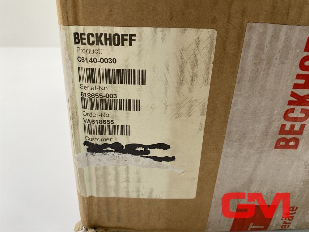 Beckhoff Industrial PC C6140-0030 2 X 2GB Core Duo 2GHz C9900-A-19
