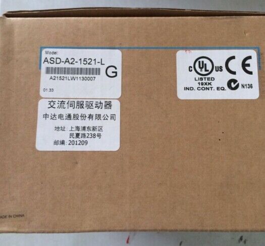 NEW ORIGINAL 1PC DELTA AC SERVO DRIVER ASD-A2-1521-L FREE EXPEDITED SHIPPING UPS / DHL / Fedex