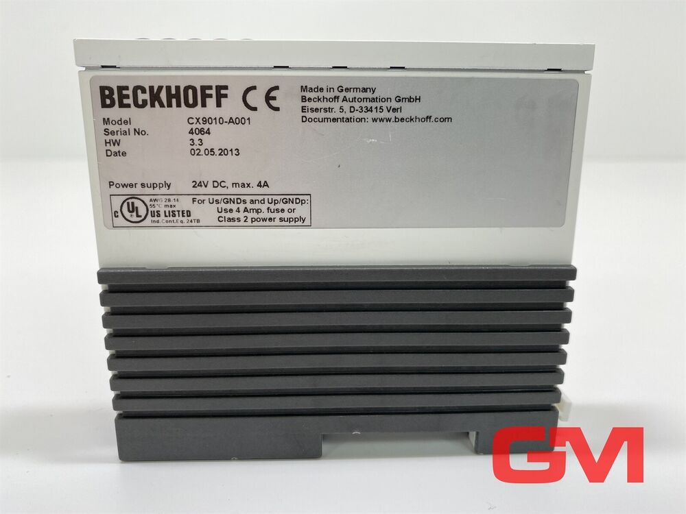 Beckhoff Expansion Module CX9010-A001 Extension Module Hw 3.3 Compact Flash