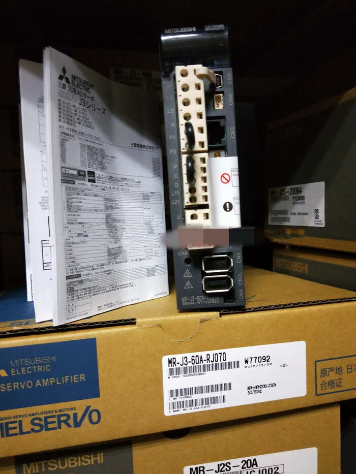 MITSUBISHI AC SERVO DRIVER MR-J3-60A-RJ070 NEW ORIGINAL FREE EXPEDITED SHIPPING DHL / UPS / FedEx