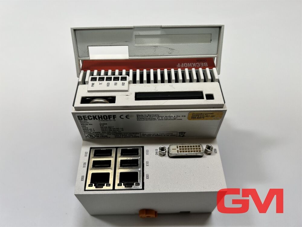 Beckhoff Cpu-Grundmodul CX5020-0112 CPU Base Unit CX5020 Module Hw 6.6
