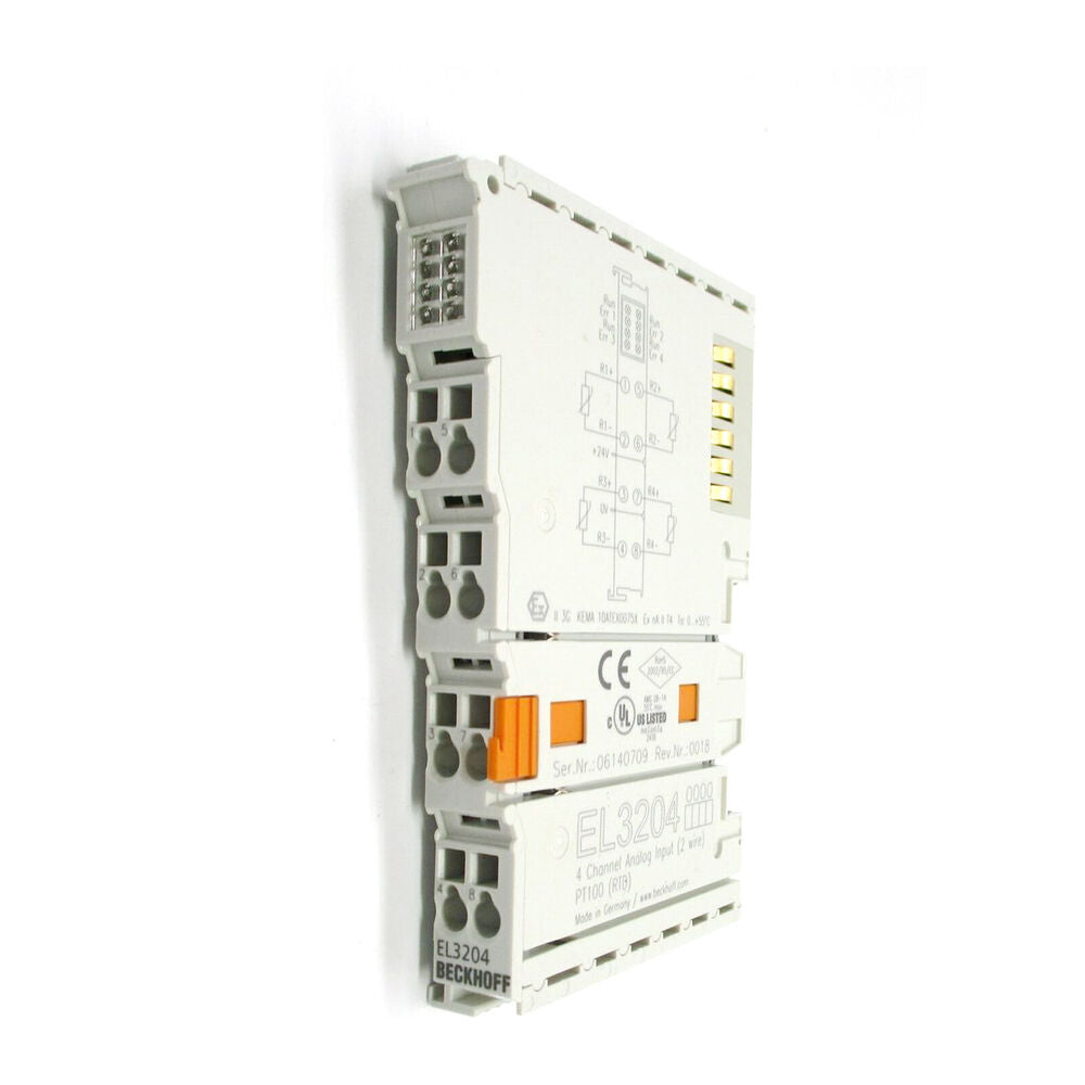 New In Box BECKHOFF EL3204 Analog Input Terminal Module DHL / UPS / FedEx